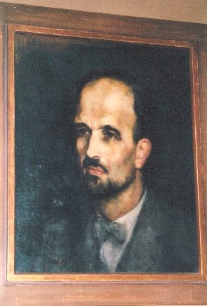 part of portrait of Fokker